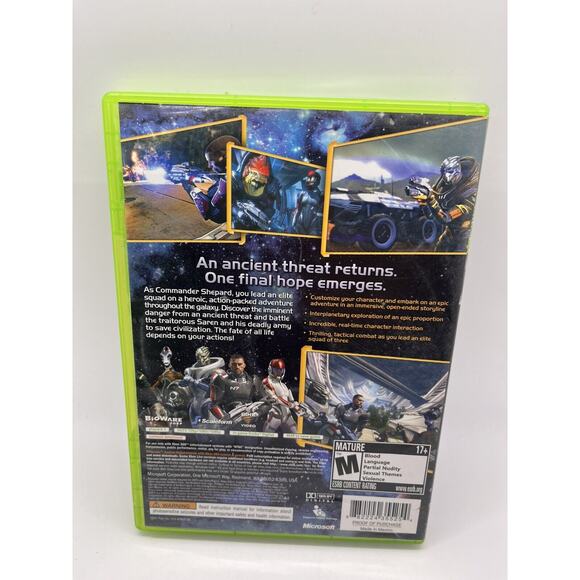 Mass Effect Xbox 360 - Complete CIB - TESTED - Picture 3 of 7